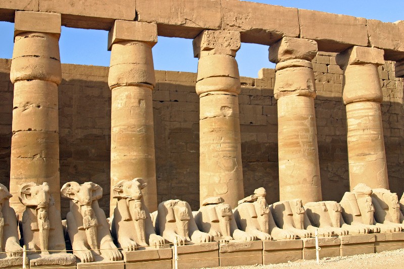 عکس های دیدنی معبد کرنک مصر باستان بزرگترین مکان مذهبی باستانی در جهان