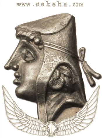 عکس سکه های دوره پادشاهی تیرداد اشکانی دومین پادشاه حکومت اشکانیان